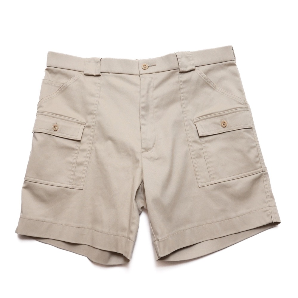 Sportif Cargo Shorts Mens 40 Tan Khaki Stretch Utility Hiking Pockets